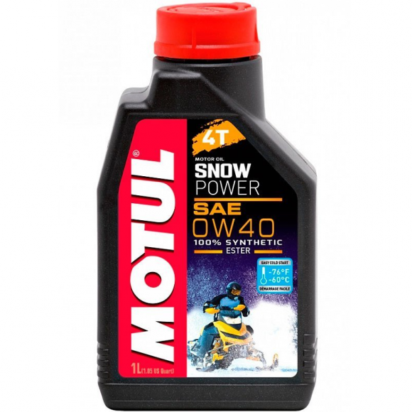 Масло Motul Snowpower 4T 0W-40 1л.